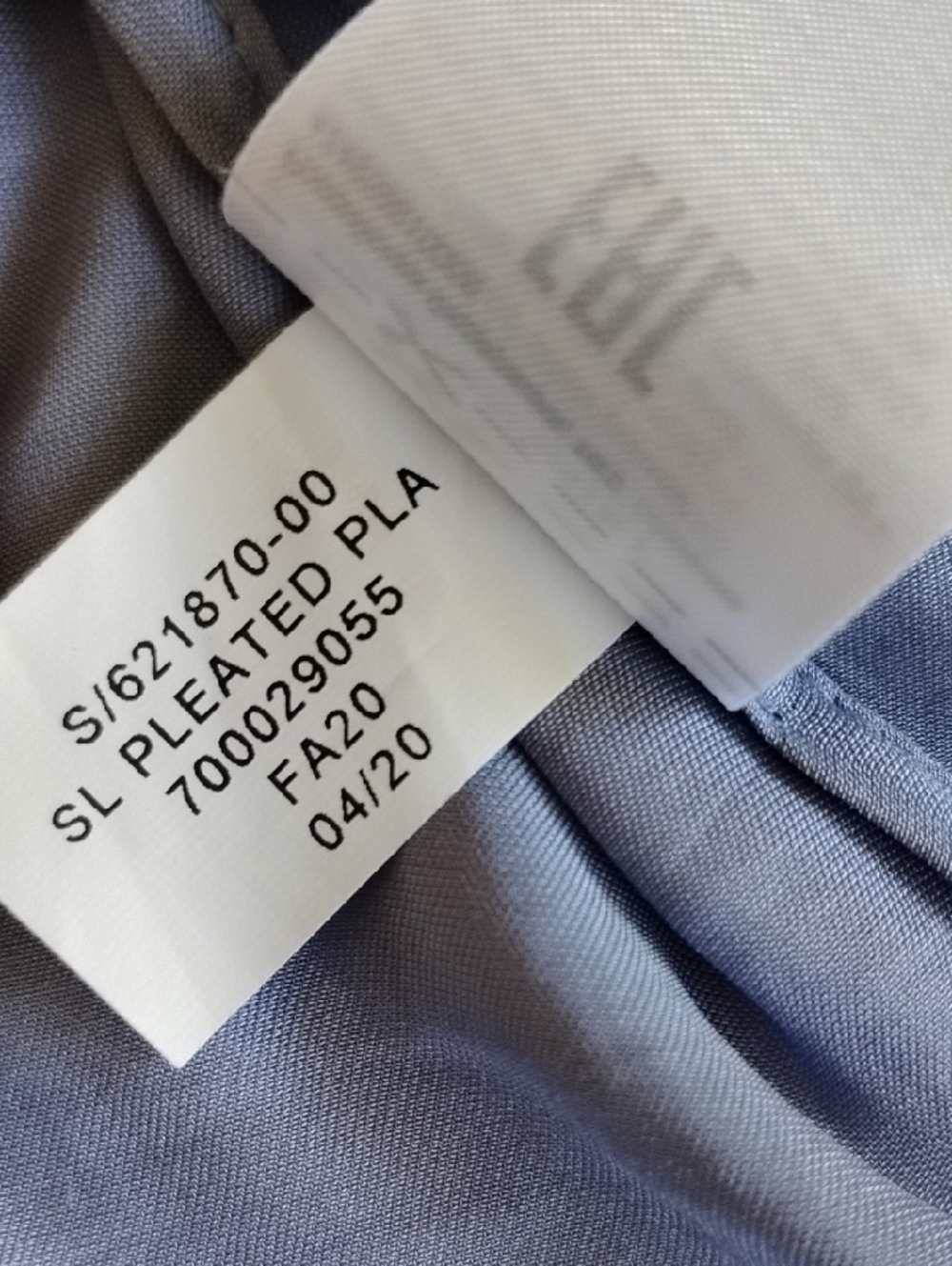 Banana Republic Sleeveless Pleated Blouse XS Blue - Picture 5 of 8